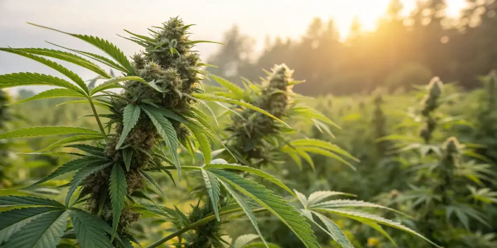 Acid Diesel připravená na venkovní sklizeň