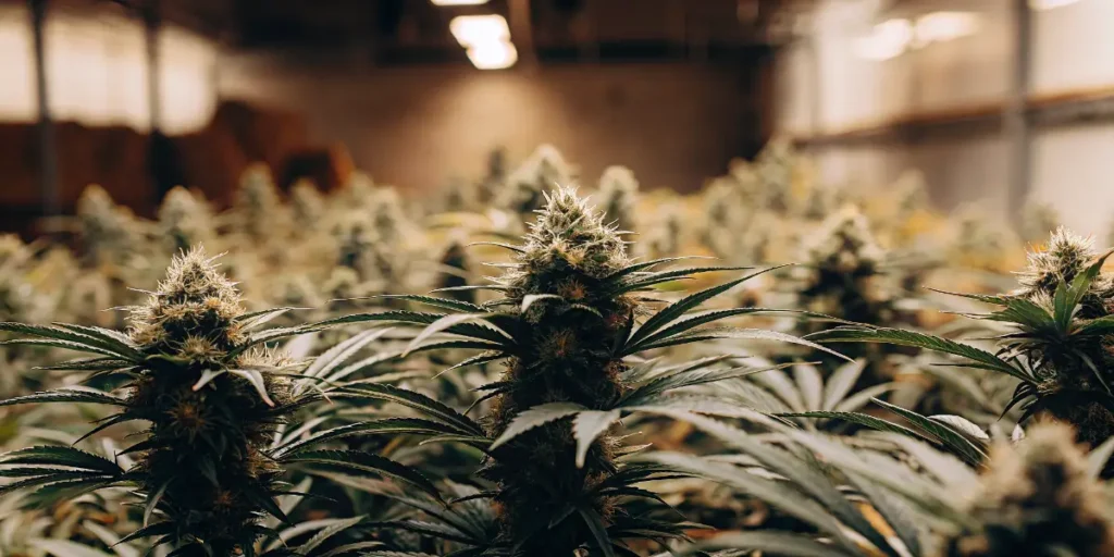 African x Princess 8 v interiérové pěstírně