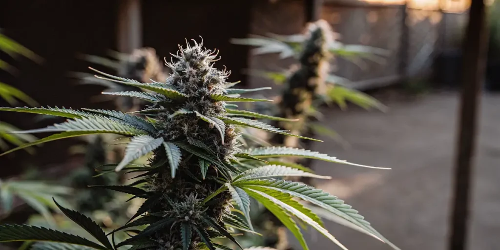 Aurora Indica konopí v plném květu